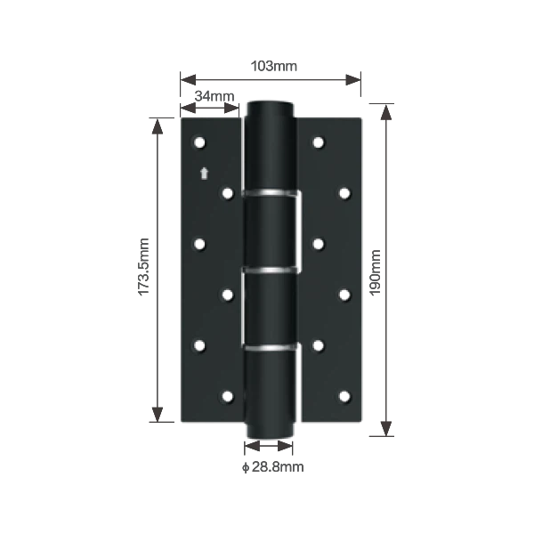 Easy To Install Multi-purpose Hydraulic Hinge With Door Closer Function